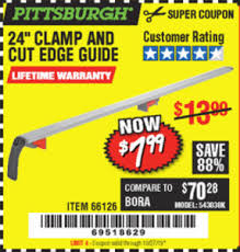 Unplug the chain saw from the power source. Harbor Freight Tools Coupon Database Free Coupons 25 Percent Off Coupons Toolbox Coupons 24 Clamp And Cut Edge Guide
