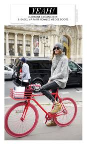 Martone Cycling Bikes Isabel Marant Concealed Wedge Boots Blaaablaaa Fahrrad Stil Fahrrad Mode Fahrradmode