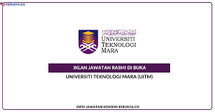 Semua permohonan hendaklah dibuat dengan menggunakan borang permohonan jawatan yang anda boleh dapati di pautan telah kami sediakan dibawah. Jawatan Kosong Terkini Universiti Teknologi Mara Uitm Kerja Kosong Kerajaan Swasta
