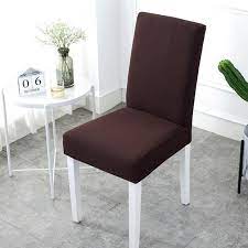 Buy chair covers to protect your dining chairs from spills. Waterproof Solid Color Chair Covers Stretch Dining Room Elastic Chair Protective Case Slipcovers For Chairs Dining Room Chair Covers Stretch Chair Covers