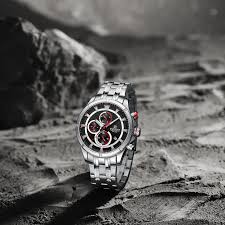 Introducing the NAVIFORCE NF 8046 CHRONO QUEST watch - where timekeeping  meets boundless possibilities! Engineered for those who dare to defy  conventions, this watch is more than a mere accessory; it's a
