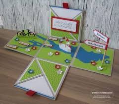 Geschenkbox Fahrradtour Bodensee Uberraschungsbox Explosionsbox Fahrrad Reisegutschein Tour Ikeagutscheinverpacken Geschenkbox Fahrradtour Boden Fahrrad Basteln