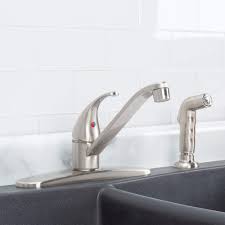 kitchen faucet single handle and round