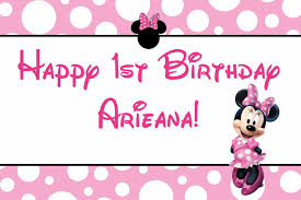 Happy birthday minnie mouse background. Minnie Mouse Birthday Banner Free Wallpaper Download Woliper Minnie Mouse Birthday Party Minnie Mouse Party Minnie Party