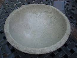 Stone Bird Bath Bowl Only Easy To Make Concrete Bowls And Planters Concrete Bird Bath Diy Bird Bath Concrete Bowl