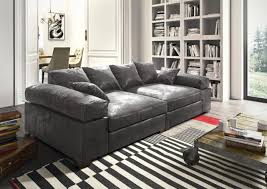 Top marken günstige preise große auswahl. Fun Mobel Arezzo Big Sofa Couchgarnitur 266x87x135 Cm Vintage Schwarz Gunstig Kaufen Ebay