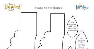 Tangled Rapunzel Crown Craft Template 1010 Pdf Rapunzel Crown Crown Crafts Crown Template