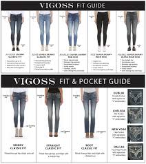 Image Result For Vigoss Chelsea Boyfriend Jeans Size Chart