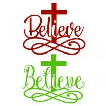 Believe Cross Svg Cuttable Design Svg Svg Files For Cricut Cricut Free