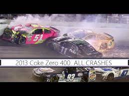 Here is the biggest and hardest crash compilation video for the second half of the 2013 nascar season including crashes from all 3 of the main top nascar. All Nascar Crashes From The 2013 Coke Zero 400 Youtube
