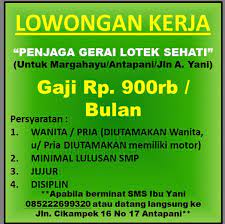 Lowongan kerja di toko cikampek. Pasti Difollback On Twitter Jobsbandung Loker Tinggal Kru Wanita Dan Pria Yah Http T Co 2ohdod1wed