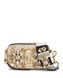 Snapshot Small Camera Bag Beige Beaded Brocade Marc Jacobs Snapshot Bag Crossbody Bag Marc Jacobs Crossbody Bag