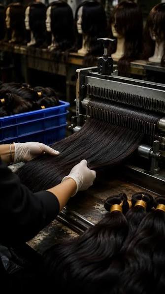 India controls nearly 90% of the world's raw human hair trade, yet captures  only a fraction of the value. Every year, millions of devotees donate their  hair at Tirupati, creating one of