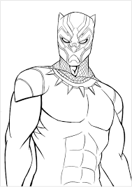 Black Panther Coloring Page To Print And Color For Free Avengers Coloring Pages Superhero Coloring Superhero Coloring Pages