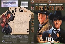 5 card stud dean martin robert mitchum original 1968 8x10. 5 Card Stud 1968