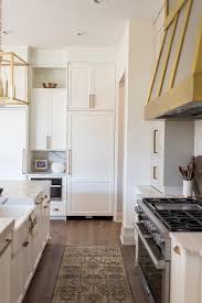 Maybe you would like to learn more about one of these? Dual White Wood Panel Refrigerators Transitional Kitchen