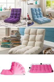 Loungie Foldable Reclining Floor Chair Free Shipping Floor Chair Chair Plush Recliner