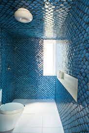 6 Strikingly Unique Bathrooms Fish Scale Tile Bold Bathroom Fish Scale Tile Bathroom
