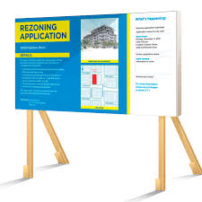 The process begins with submitting an application on any business day at the. Simple Sign Rezoning Signs Metro Vancouver The Greater Toronto Area Sign Company