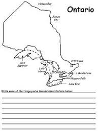 Ontario Map Social Studies Worksheets Social Studies Ontario Primary Social Studies