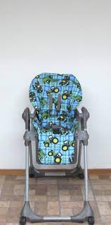 chicco polly padded replacement high chair cover with green etsy highchair cover high chair chair