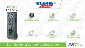 Essl security is one amongst the leading biometric companies in india and has grown into international territories since inception (2005). Regal Security On Twitter Get The Zkteco Tf1700 From Regal The Tf1700 Is One Of The World S Smallest Ethernet Connection Based Fingerprint Terminals Which Is Used For Access Control And Time Attendance Click