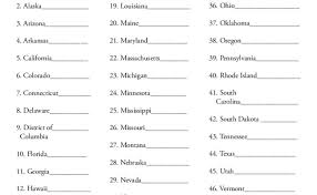 Maps, mystery state activities, usa capitals, and more. 50 States And Capitals Quiz Worksheet Education Cute766