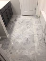 Perfect Tile Inlay For A Small Bathroom Tile Inlay Bathroom Stone Inlay Flooring Small Bathroom Tiles Creative Tile