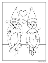 We found for you 15 pictures from the collection of elf coloring cute! 7 Elf On The Shelf Inspired Coloring Pages To Get Kids Excited For Christmas Parents