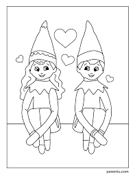 But if you can ima 7 Elf On The Shelf Inspired Coloring Pages To Get Kids Excited For Christmas Parents