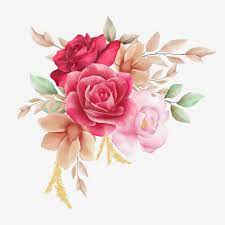 Autumn Watercolor Flowers Decorative For Card Border Watercolor Clipart Watercolor Flower Png Transparent Clipart Image And Psd File For Free Download Watercolor Flowers Fall Watercolor Flower Drawing