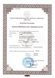 Anantara'36 tahun abdi 2019/2020 line : State High School Accreditation Results 110 2016 Senior High School 110 Jakarta