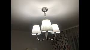 Intrerupatorul este dublu, deci vreau ca doua.page 1 of 2 lustra are 4 fire (doua galbene lipite, unul albastru, si unul maro). Montaj Lustra Ikea Arstid Youtube