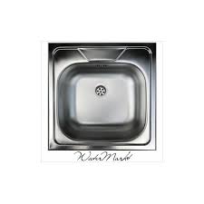 Kevmil egymedencés teletetős 50x50 cm-es rozsdamentes mosogató -  Egymedencés mosogató - WaterMarkt.hu áruház