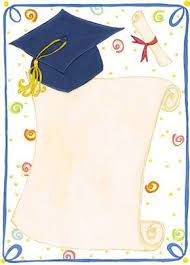 Diplomi E Attestati Cappello Laurea Diploma Di Scuola Materna Cornice Per Diploma