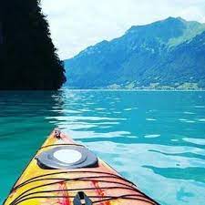 Kayaking On Lake Brienz European Vacation Switzerland Summer Vacation Spots