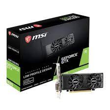 Msi Geforce Gtx 1650 4gt Low Profile 4gb Gddr5 Graphic Card Video Card Nvidia