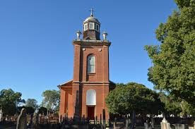 St Matthew's Anglican Church, Windsor. Designed by Francis Greenway,  Foundation stone laid by Gov. Lachlan Macquarie 11 Oct 1817. This is the  oldest Australian Anglican church by foundation stone, and 2nd oldest