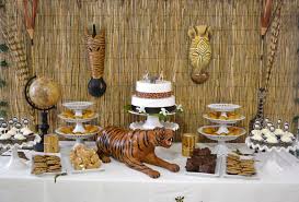 Mysterious enough for a prom, friendly enough for a vacation bible school, an africa party theme creates a great time for guests of any age or for any size event. Baby Safari Themed Party Novocom Top
