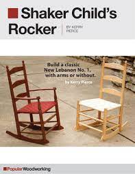 Woodworking toddler rocking chair plans pdf kids including lam bed plans child's rocking chair plans toddler toddler rocking chair plans , free toddler. Build With A Plan Shaker Child S Rocking Chair Popular Woodworking Magazine