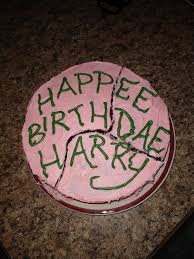 The harry potter cookbook project: Happee Birthdae Harry Baking