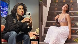 Instantáneas de Ángela Aguilar con traje de baño que enloquecen a sus admiradores.