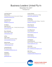 Business Leaders United Fly-In