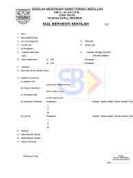 Pagi tadi pergi sekolah teknik batu pahat mintak. Contoh Sijil Berhenti Sekolah Tahun 6