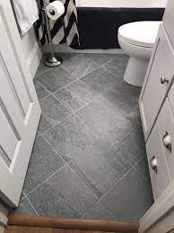 Seville pergamo 12x12 porcelain tile porcelain tile upstairs via 12x12 ceramic floor tile. Florida Tile Cliffside In Light Grotto Color 12x12 Porcelain Tiles In Diagonal Diamond Pa Grey Bathroom Tiles Ceramic Tile Floor Bathroom Stone Tile Bathroom