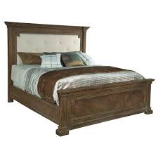 A good bed frame is known to increase the longevity of the mattress and ensures a good night's sleep. Hekman Furniture Turtle Creek Modern Rustic Style Queen Upholstered Bed Frame With Headboard Footboard