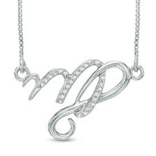 Maybe you would like to learn more about one of these? Diamond Accent Abstract Virgo Zodiac Sign Necklace In Sterling Silver Zales