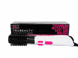 Besides that, the hot air brush will work well on all hair types, naturally curly and kinky hair, which is rather difficult to style to the more manageable straight american hair and asian textured hair. Tru Beauty Rotating Hot Air Brush Hair Dryer Black Hair Brush Dryer And Styler Titanium Multidirectional Ceramic C Hair Dryer Brush Hair Brush Hair Tools