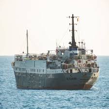 Etab Is A Livestock Carrier One Used To Transport Cows Sheeps And Other Animals What An Irony Ship To Transpost Sheeps L Boat Sea And Ocean Sailing