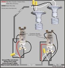 When wiring a switch, there are two scenarios: 3 Way Switch Wiring Diagram